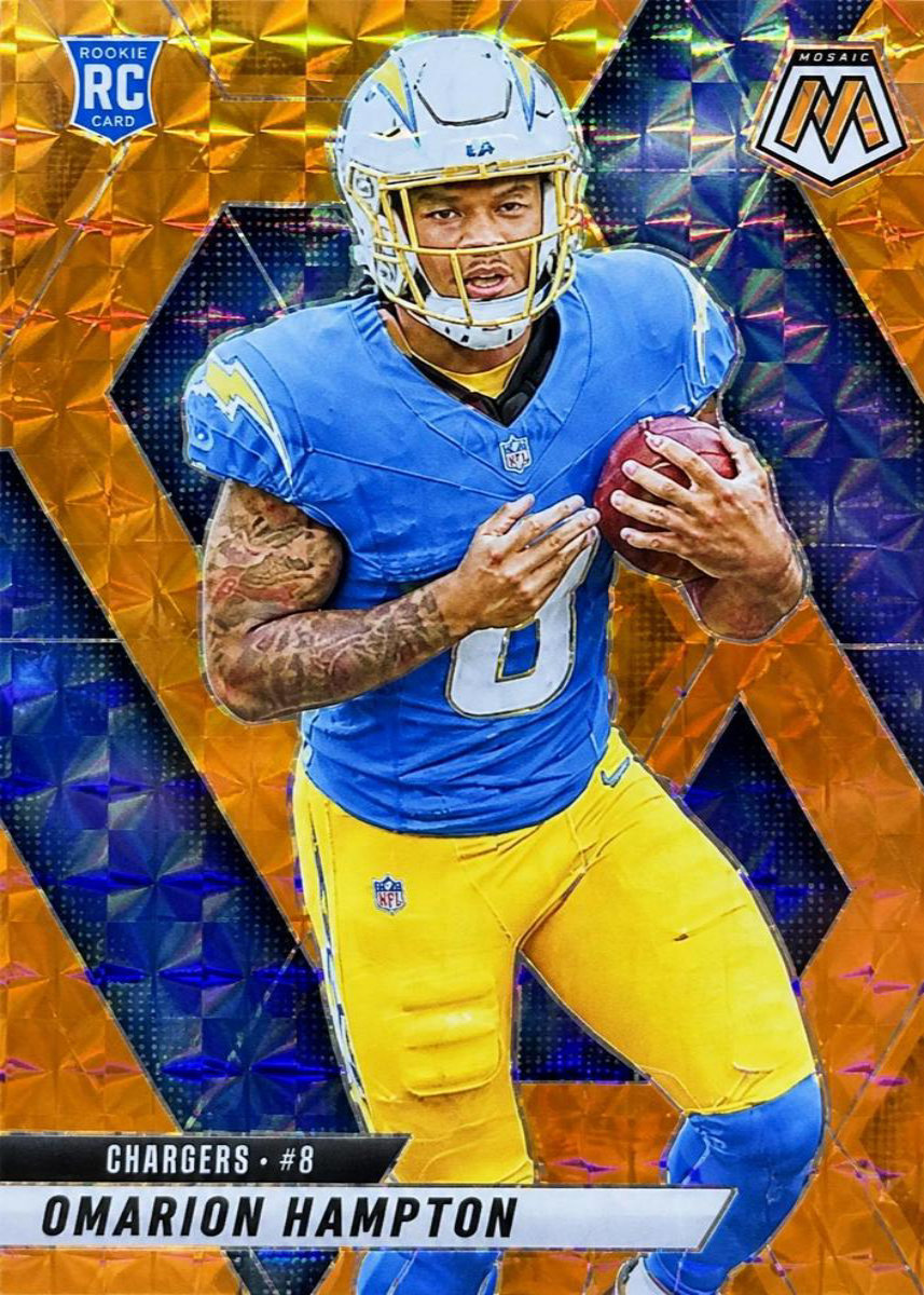 Omarion Hampton 2025 Panini Mosaic front