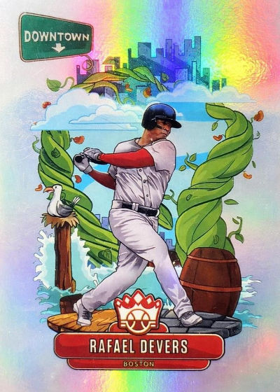 Rafael Devers 2020 Panini Diamond Kings Downtown