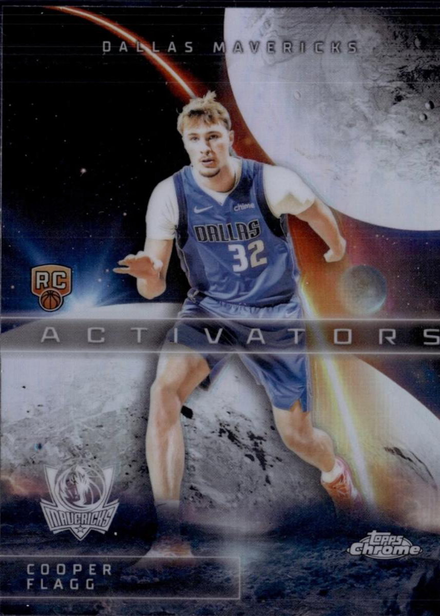 Cooper Flagg 2025 Topps Chrome Activators Refractor