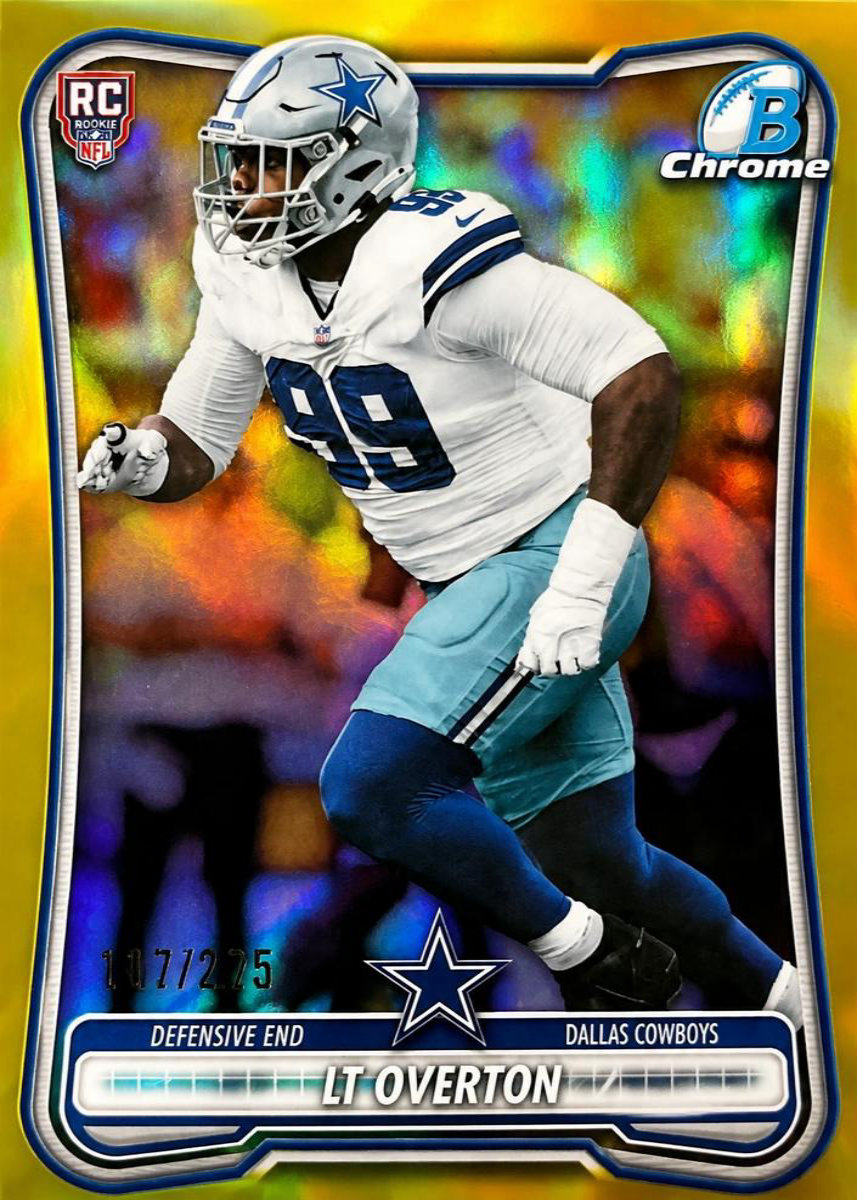 LT Overton 2026 Bowman Chrome front