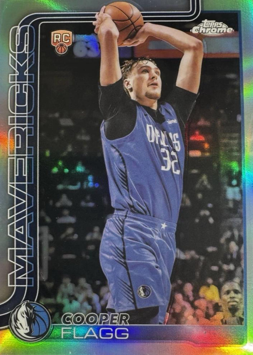 Cooper Flagg 2025 Topps Chrome Refractor