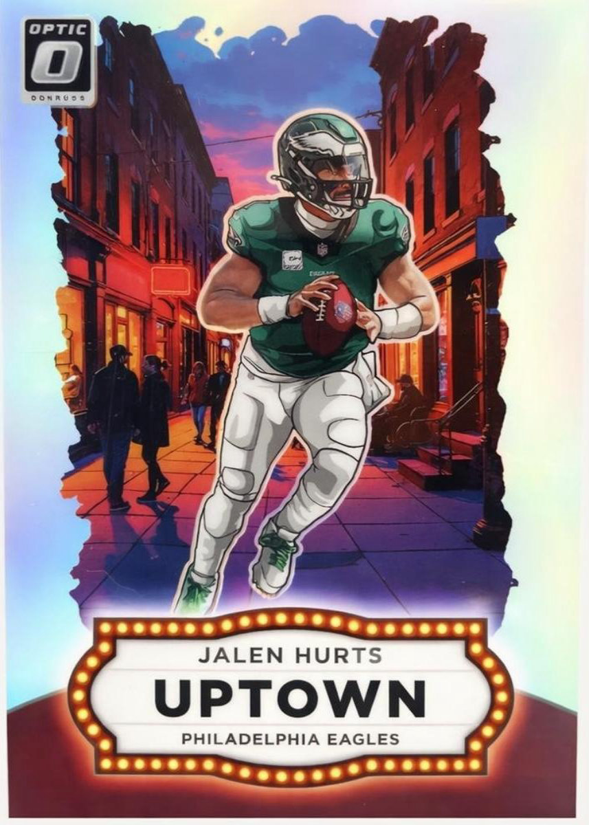 Jalen Hurts 2025 Panini Donruss Optic front