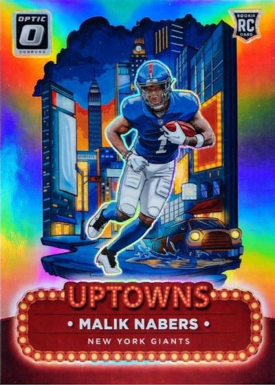 Malik Nabers 2024 Panini Donruss Optic Uptowns