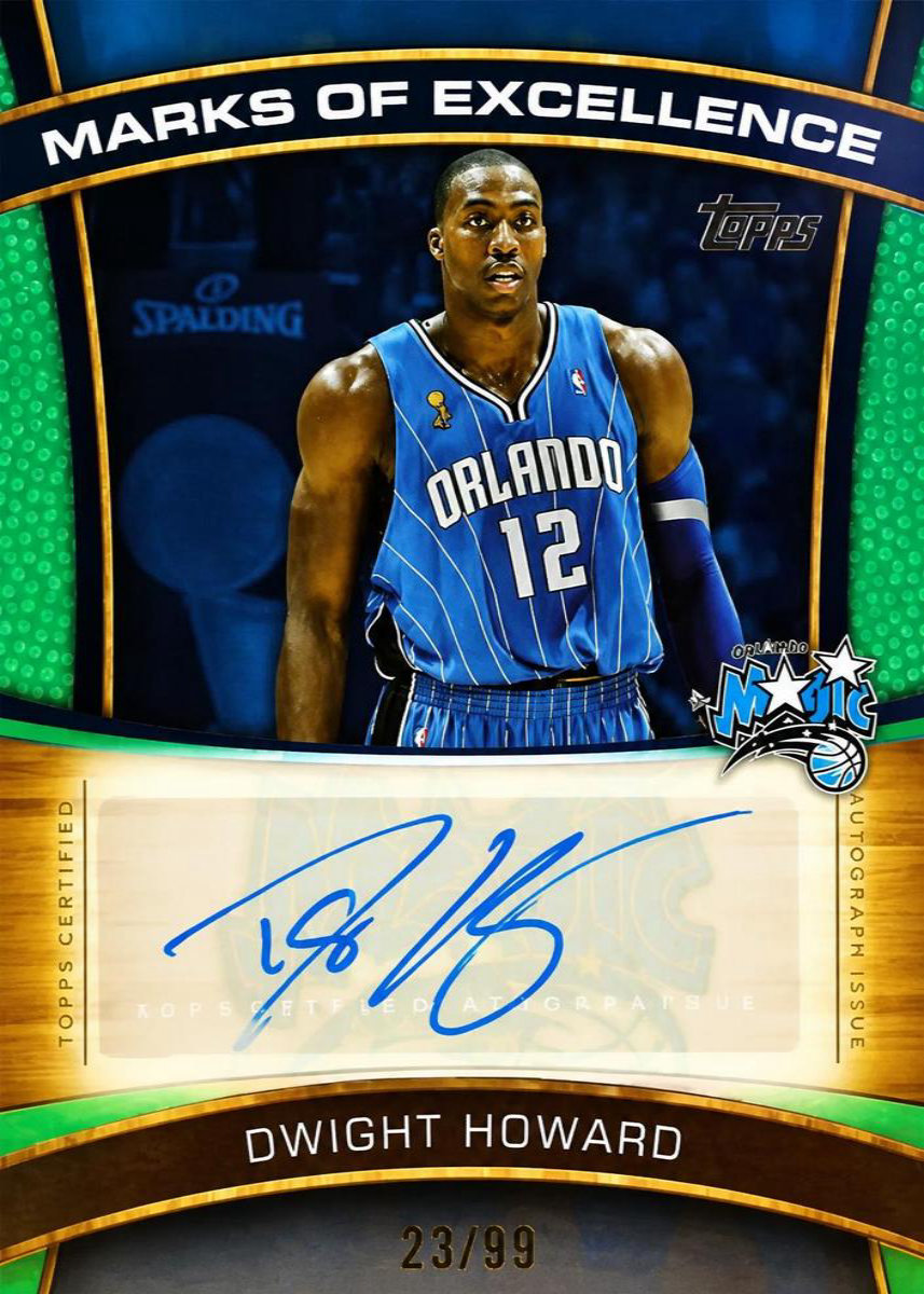 Dwight Howard 2025 Topps Marks of Excellence Green /99