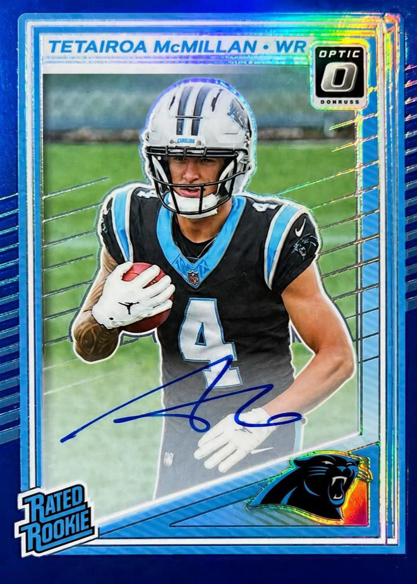 Tetairoa McMillan 2025 Panini Donruss Optic front