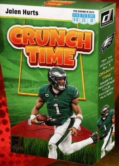 Jalen Hurts 2023 Panini Donruss Crunch Time