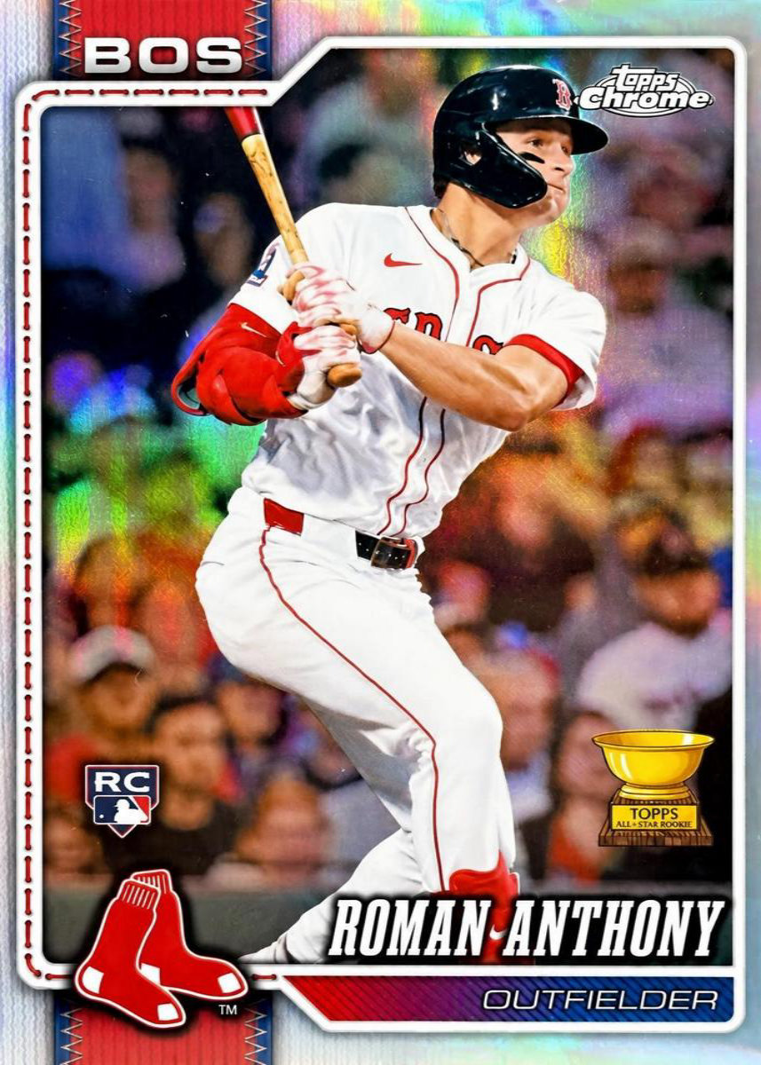 Roman Anthony 2026 Topps Chrome front