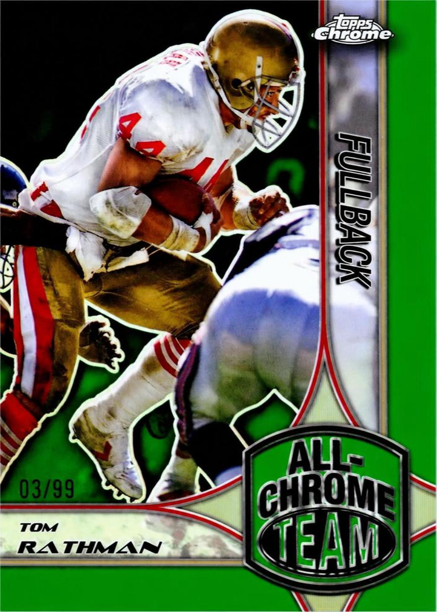 Tom Rathman 2024 Topps Chrome front