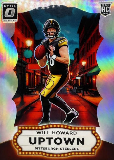 Will Howard 2025 Panini Donruss Optic Uptown