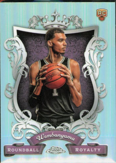 Victor Wembanyama 2023 Topps Chrome Roundball Royalty