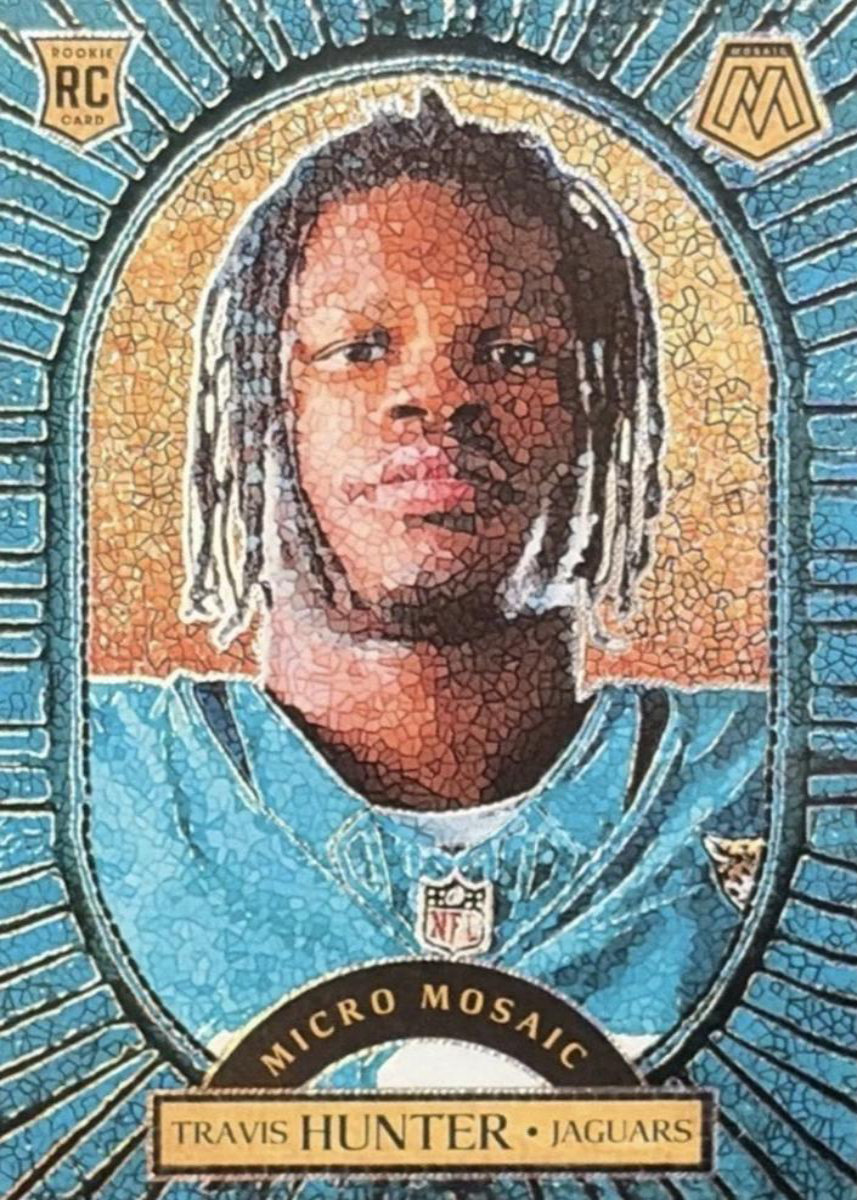 Travis Hunter 2025 Panini Mosaic front