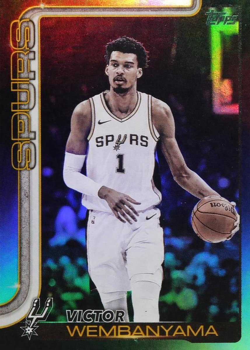 Victor Wembanyama 2025 Topps Flagship Black Friday