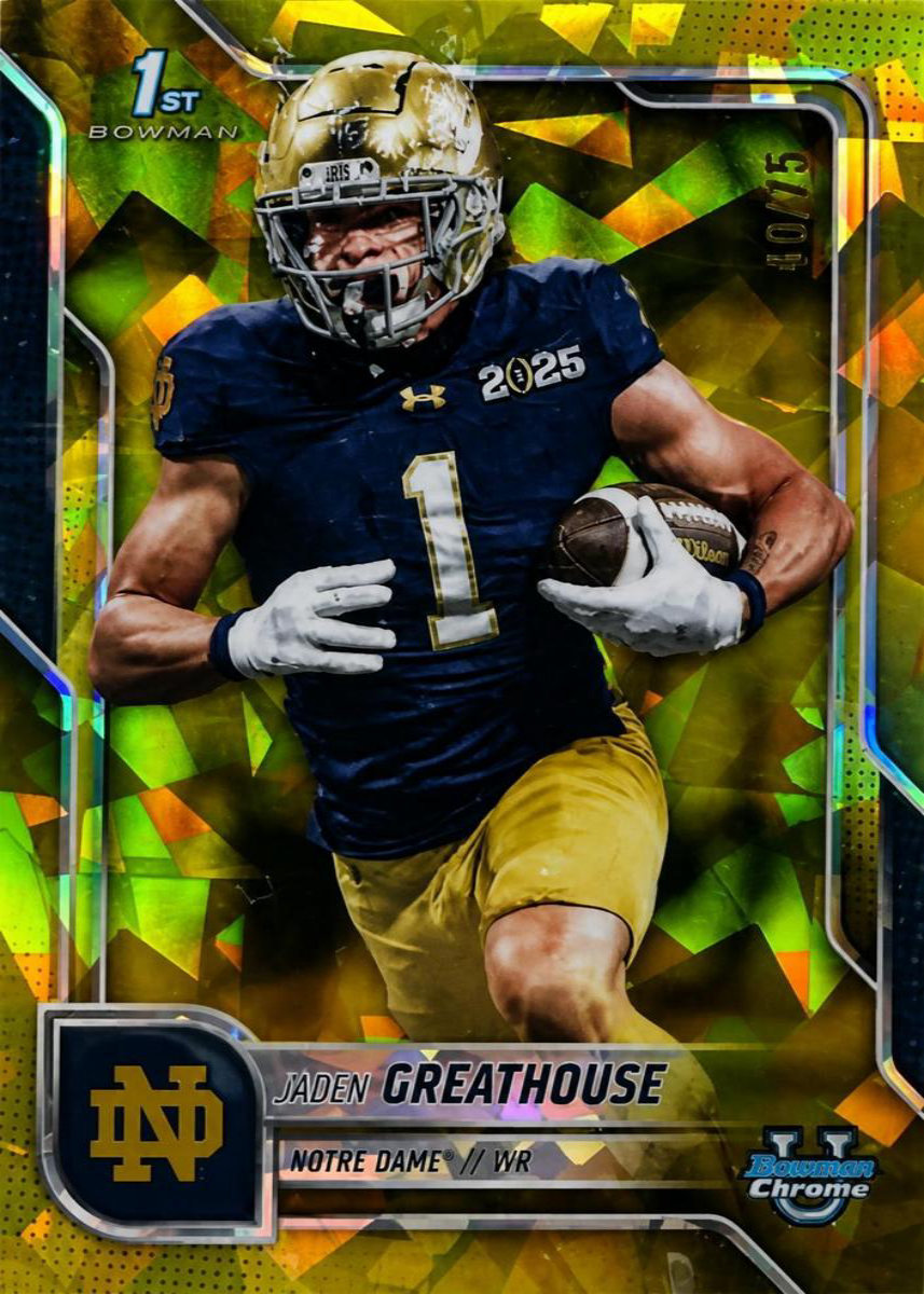 Jaden Greathouse 2025 Bowman Chrome Sapphire front