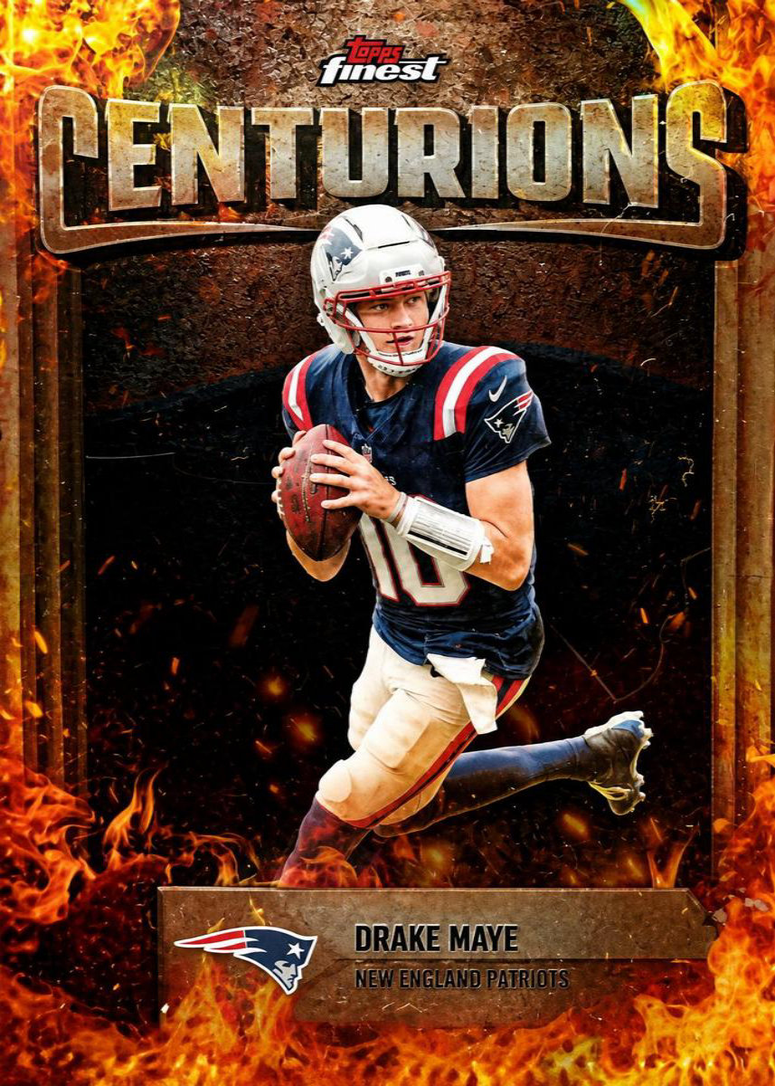 Drake Maye 2025 Topps Finest Centurions
