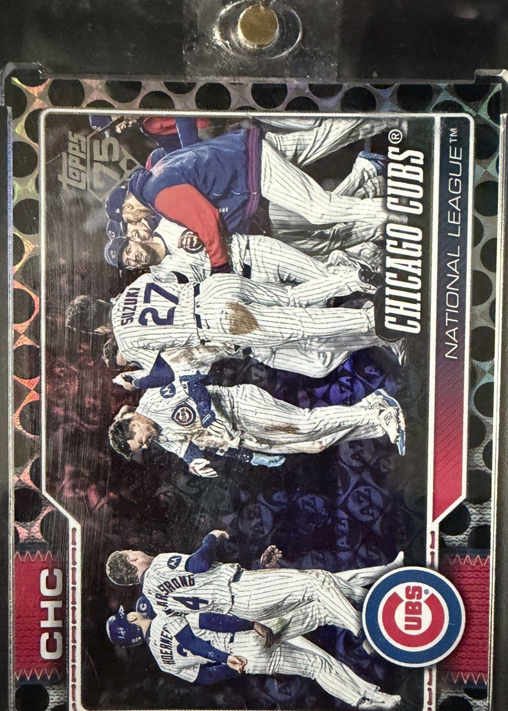 Chicago Cubs 2026 Topps Series One Black Sand Glitter /10