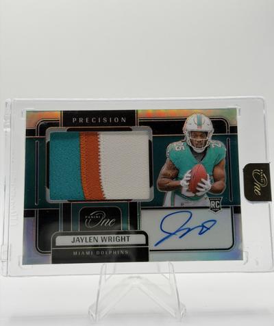 Jaylen Wright 2024 Panini One Precision Rookie Patch Autographs /99