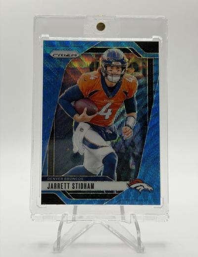 Jarrett Stidham 2024 Panini Prizm Blue Wave Prizm /230