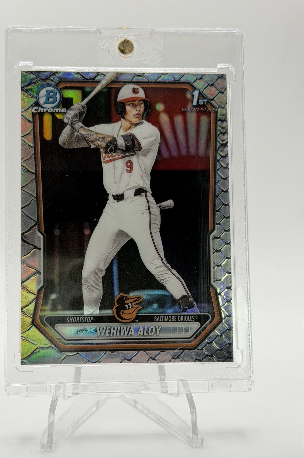 Wehiwa Aloy 2026 Bowman Chrome Prospects Snakeskin Refractor