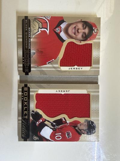 Shane Prince 2015 Upper Deck Black Diamond Rookie Booklet Relics Dual Jersey /299