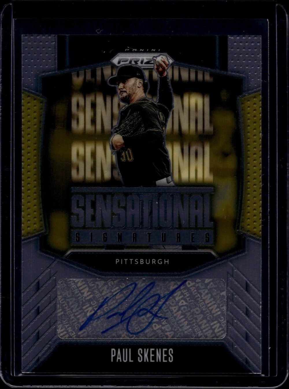 Paul Skenes 2026 Panini Prizm Sensational Signatures