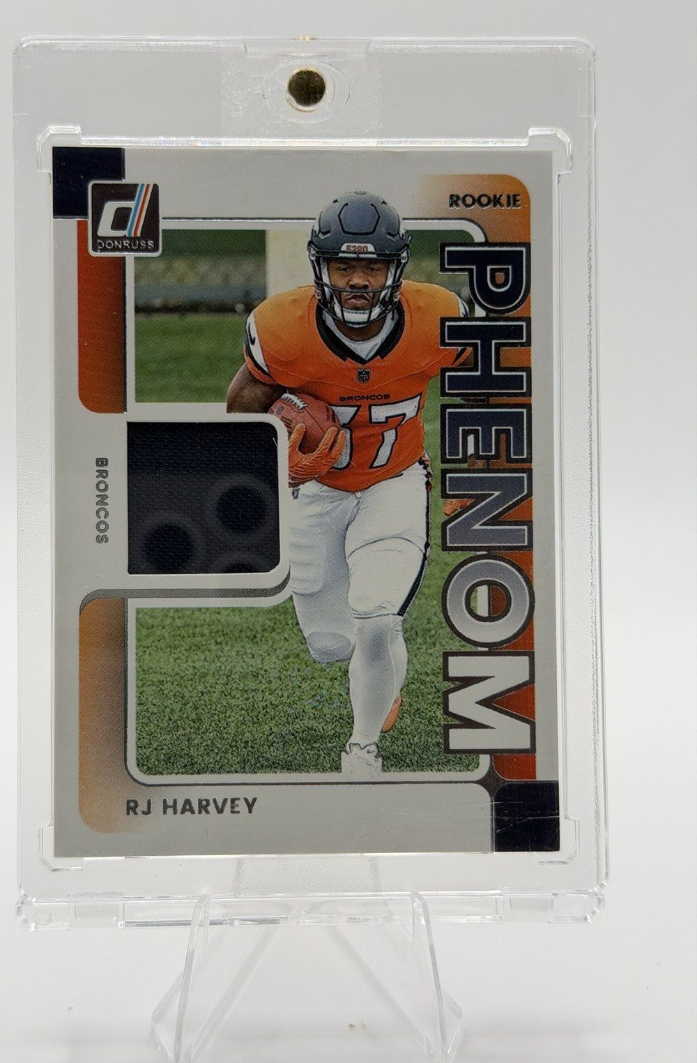 RJ Harvey 2025 Panini Donruss Rookie Phenom Jerseys