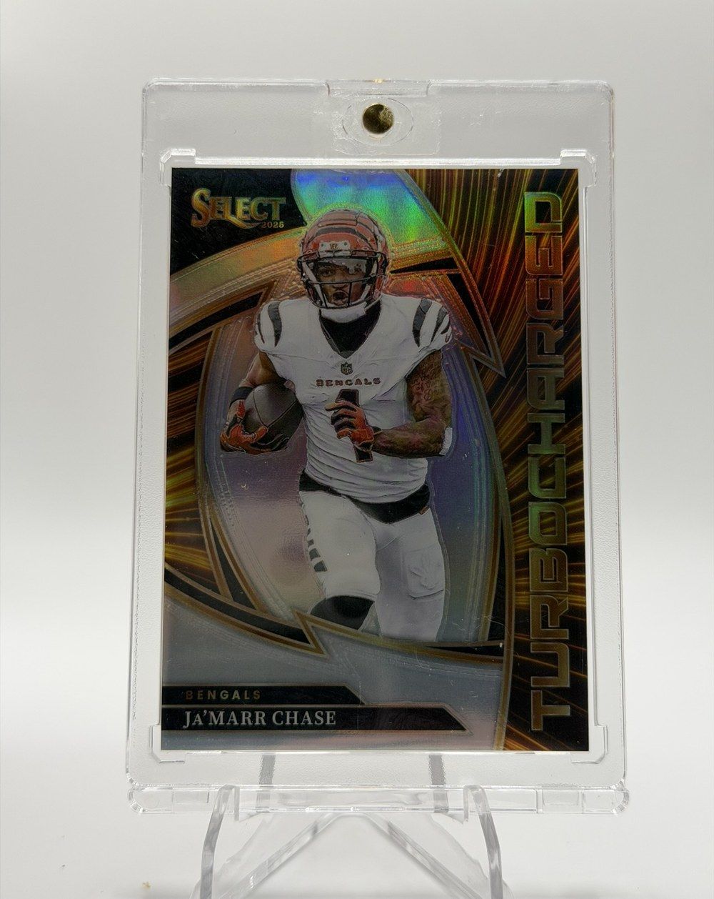 Ja'Marr Chase 2025 Panini Select Turbocharged Silver