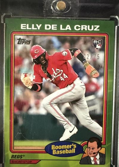 Elly De La Cruz 2024 Topps Boomer's Baseball Green /75