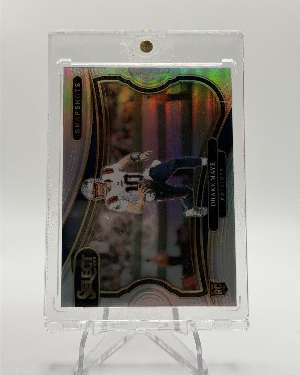 Drake Maye 2024 Panini Select Snapshots Silver