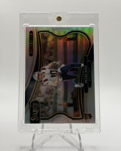 Drake Maye 2024 Panini Select Snapshots Silver