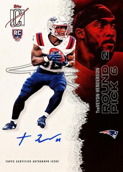 TreVeyon Henderson 2025 Topps Signature Class On card Autograph