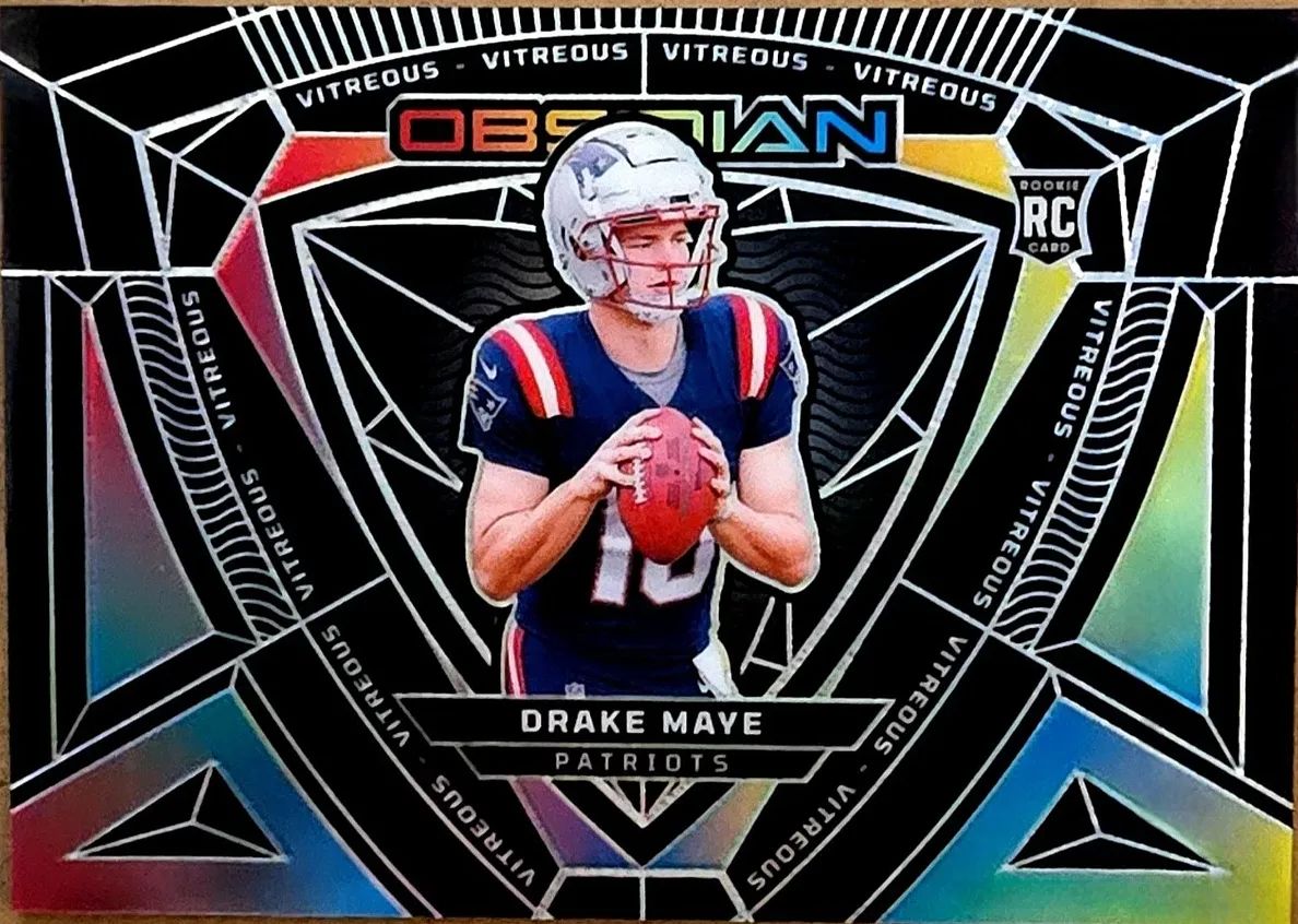 Drake Maye 2024 Panini Obsidian Vitreous