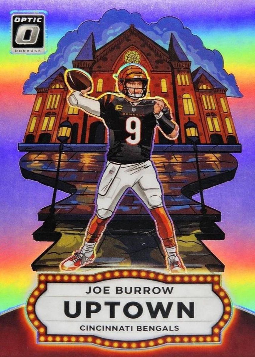 Joe Burrow 2025 Panini Donruss Optic Uptown