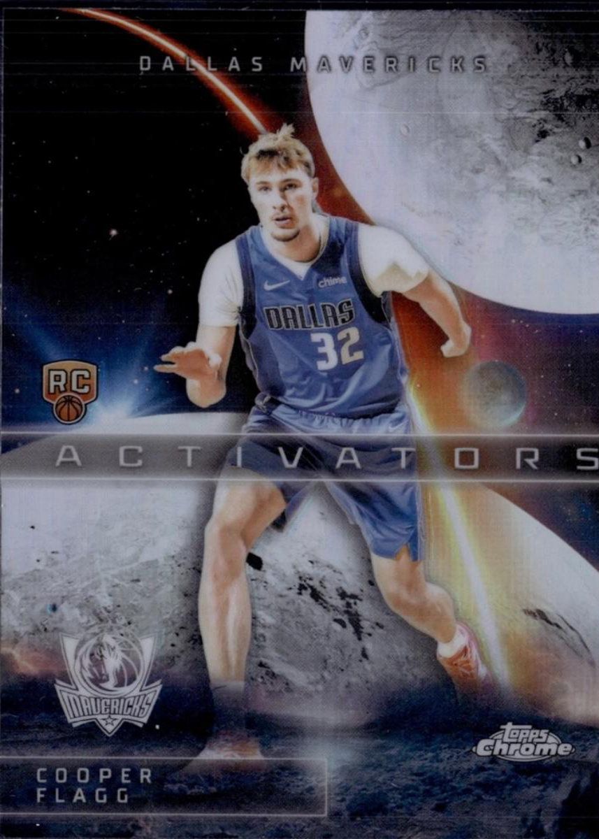 Cooper Flagg 2025 Topps Chrome Activators Refractor