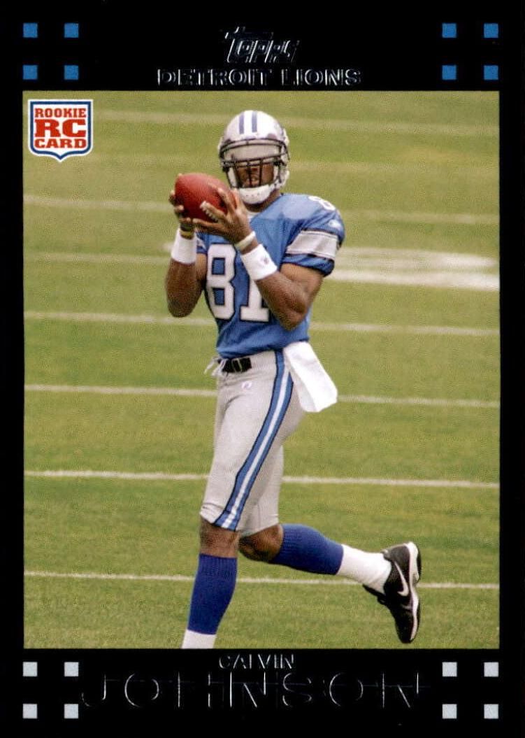 Calvin Johnson 2007 Topps Base RC