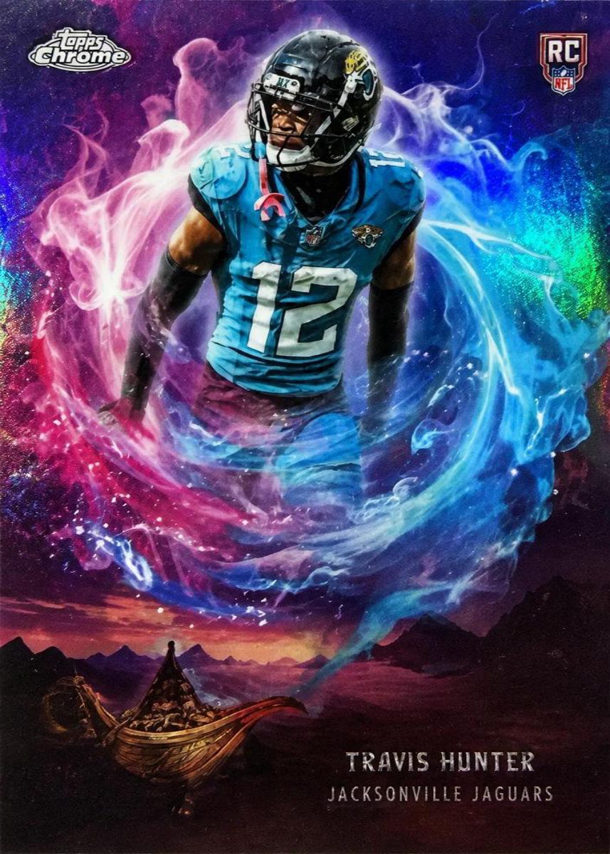 Travis Hunter 2025 Topps Chrome Game Genies