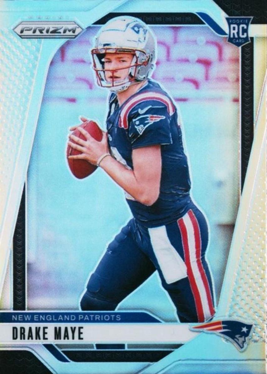Drake Maye 2024 Panini Prizm Silver Prizm
