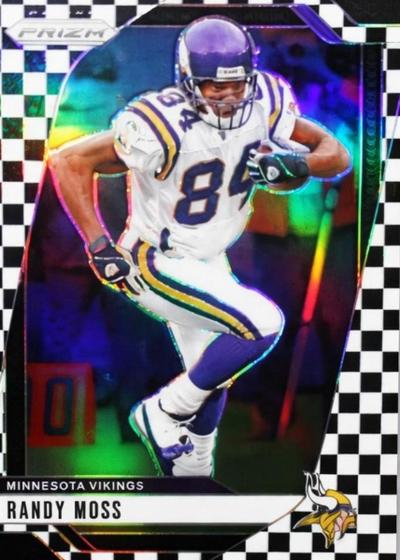 Randy Moss 2024 Panini Prizm Checkerboard refractor