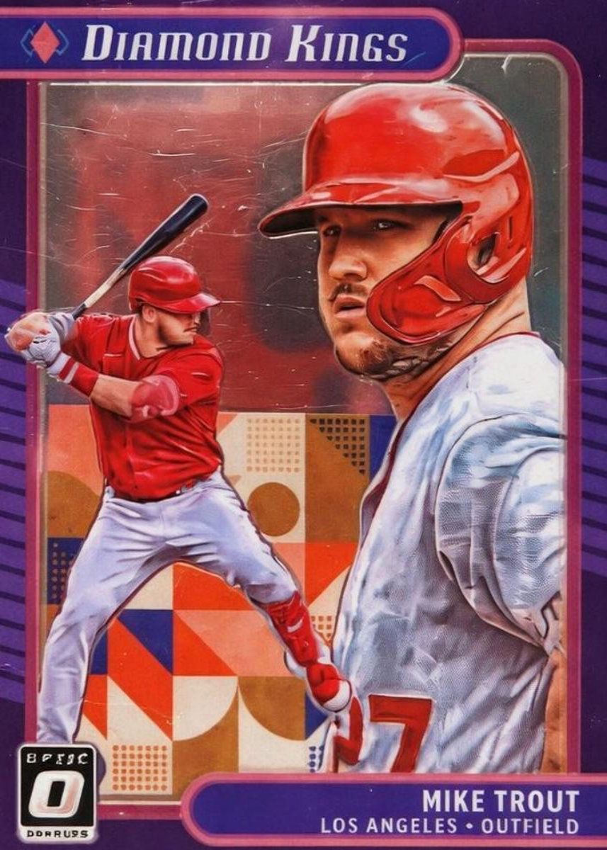 Mike Trout 2021 Panini Donruss Optic Diamond Kings