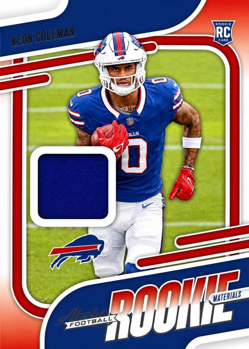 Keon Coleman 2024 Panini Absolute Rookie Materials