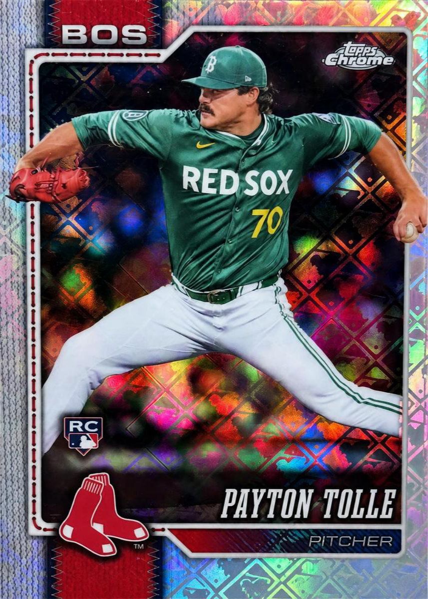 Payton Tolle 2026 Topps Chrome Logofractor Edition