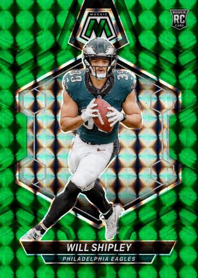 Will Shipley 2024 Panini Mosaic Green Mosaic