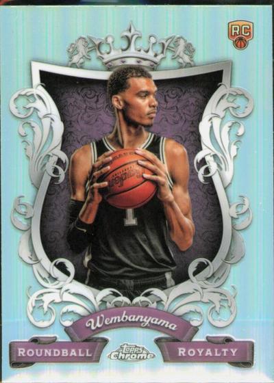 Victor Wembanyama 2023 Topps Chrome Roundball Royalty