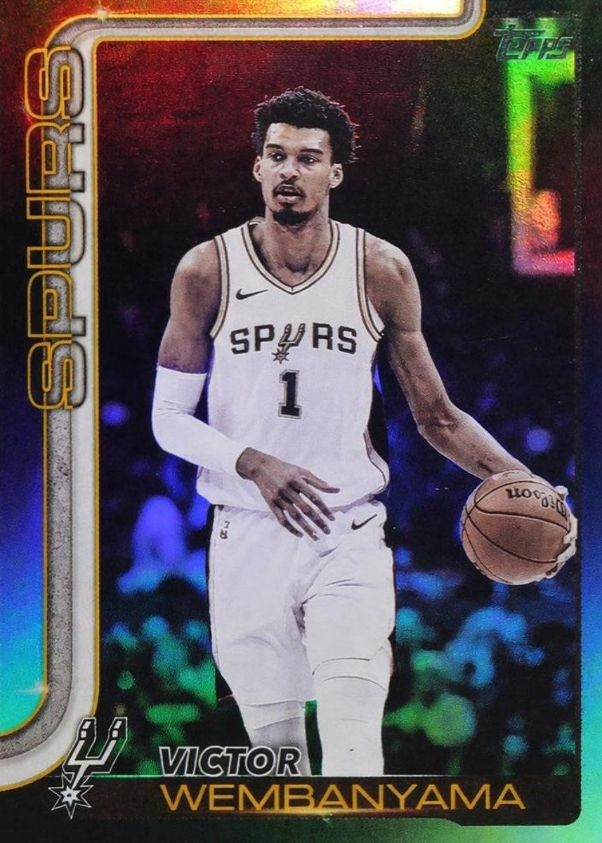 Victor Wembanyama 2025 Topps Flagship Black Friday