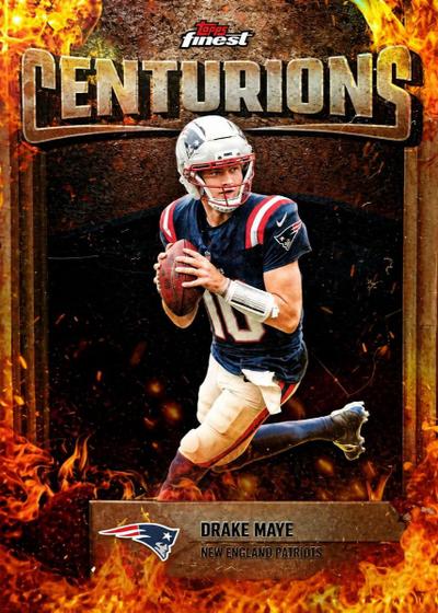 Drake Maye 2025 Topps Finest Centurions